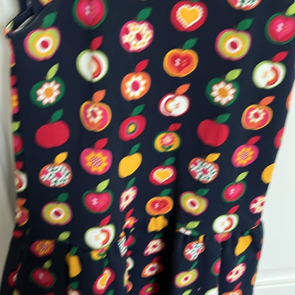 Gymboree Apple Dress Size 7-Navy - Picture 5 of 7